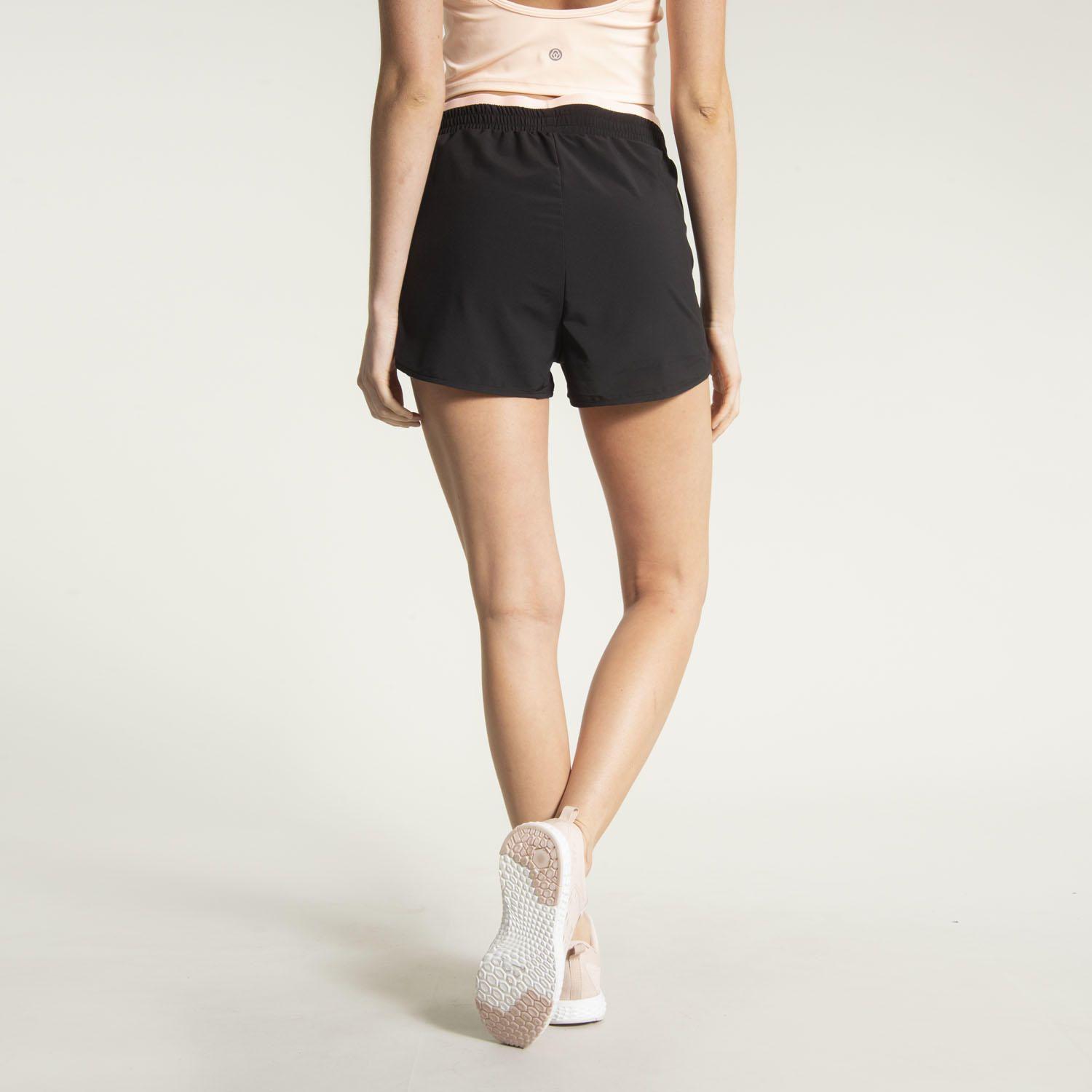 Short Mujer Short W/Inn Leg Bsoul Negro/Rosa-1