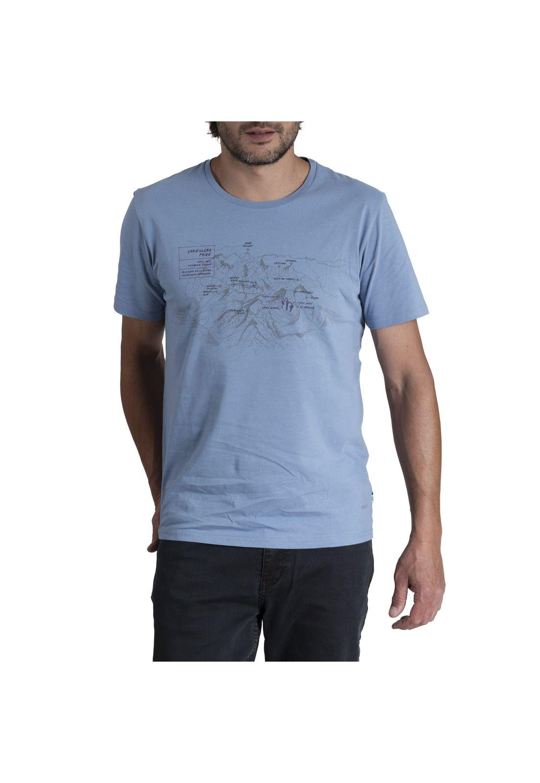 Polera Hombre Algodón Organic Celeste-0