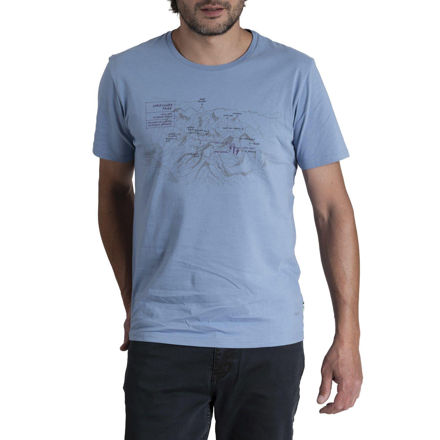 Polera Hombre Algodón Organic Celeste-0