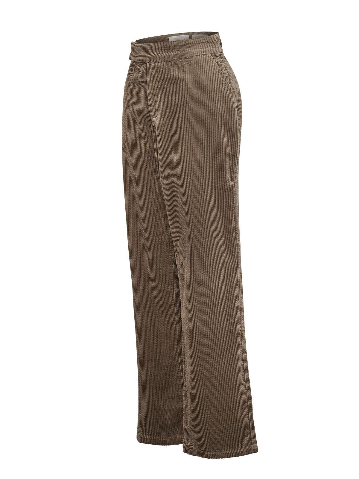 Pantalón Algodón Orgánico Mujer Verdant Café-0