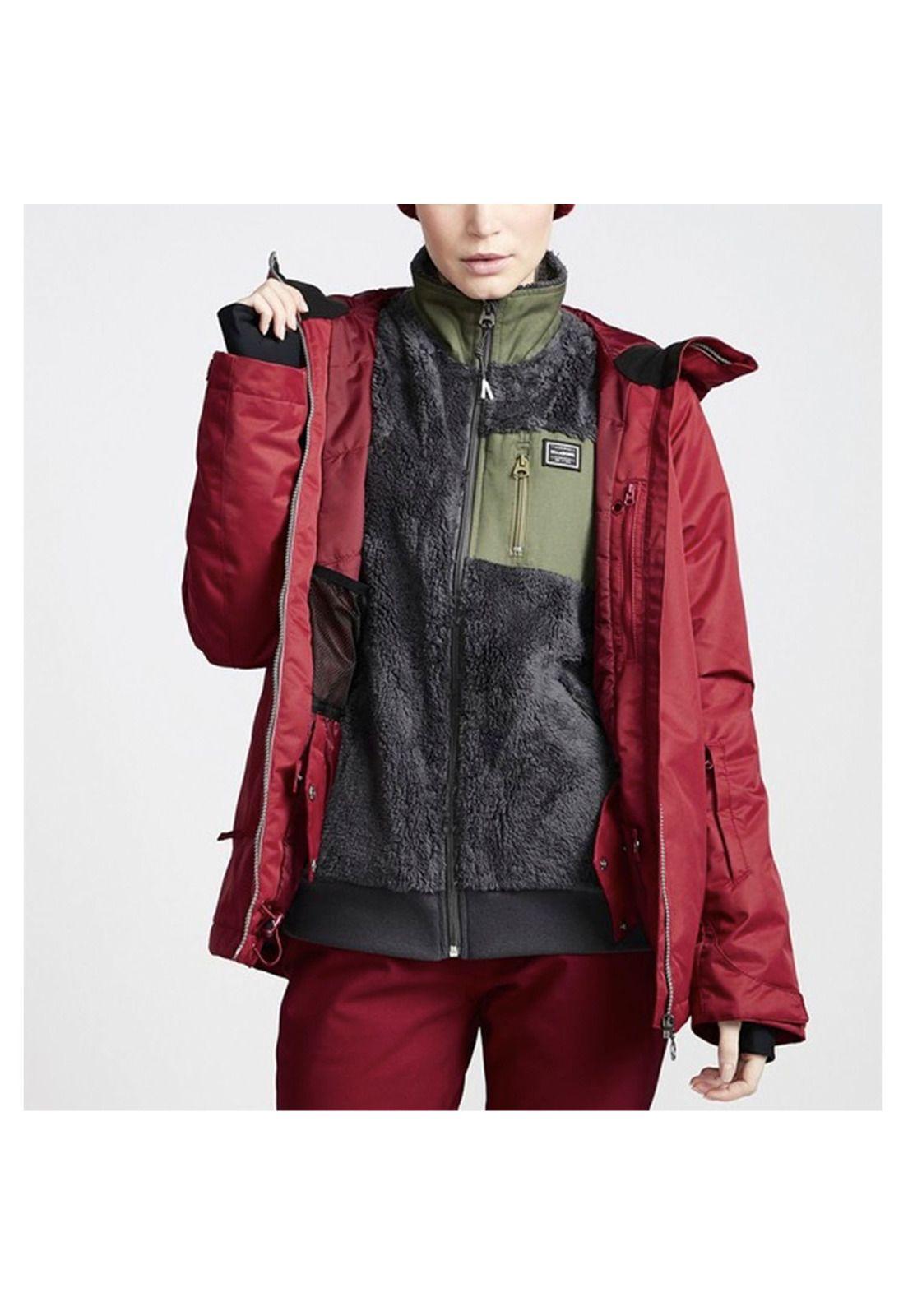 Parka De Ski Mujer Sula Rojo-2