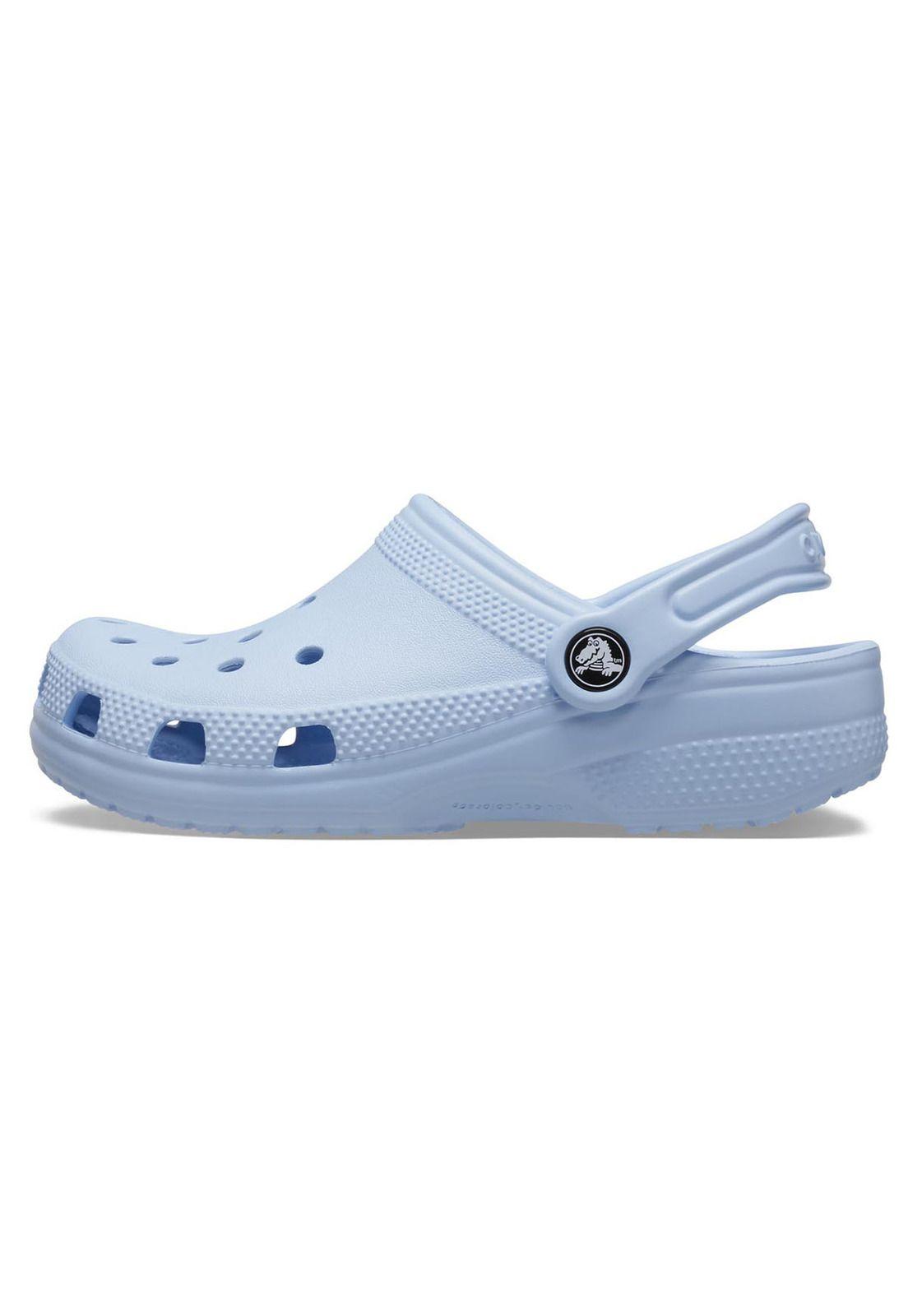 Zueco Crocs Niño Classic Clog K Celeste-1