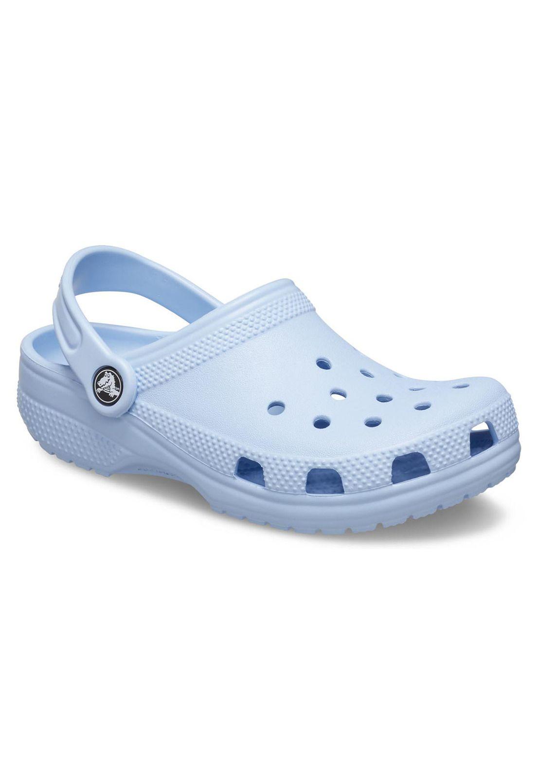 Zueco Crocs Niño Classic Clog K Celeste-6