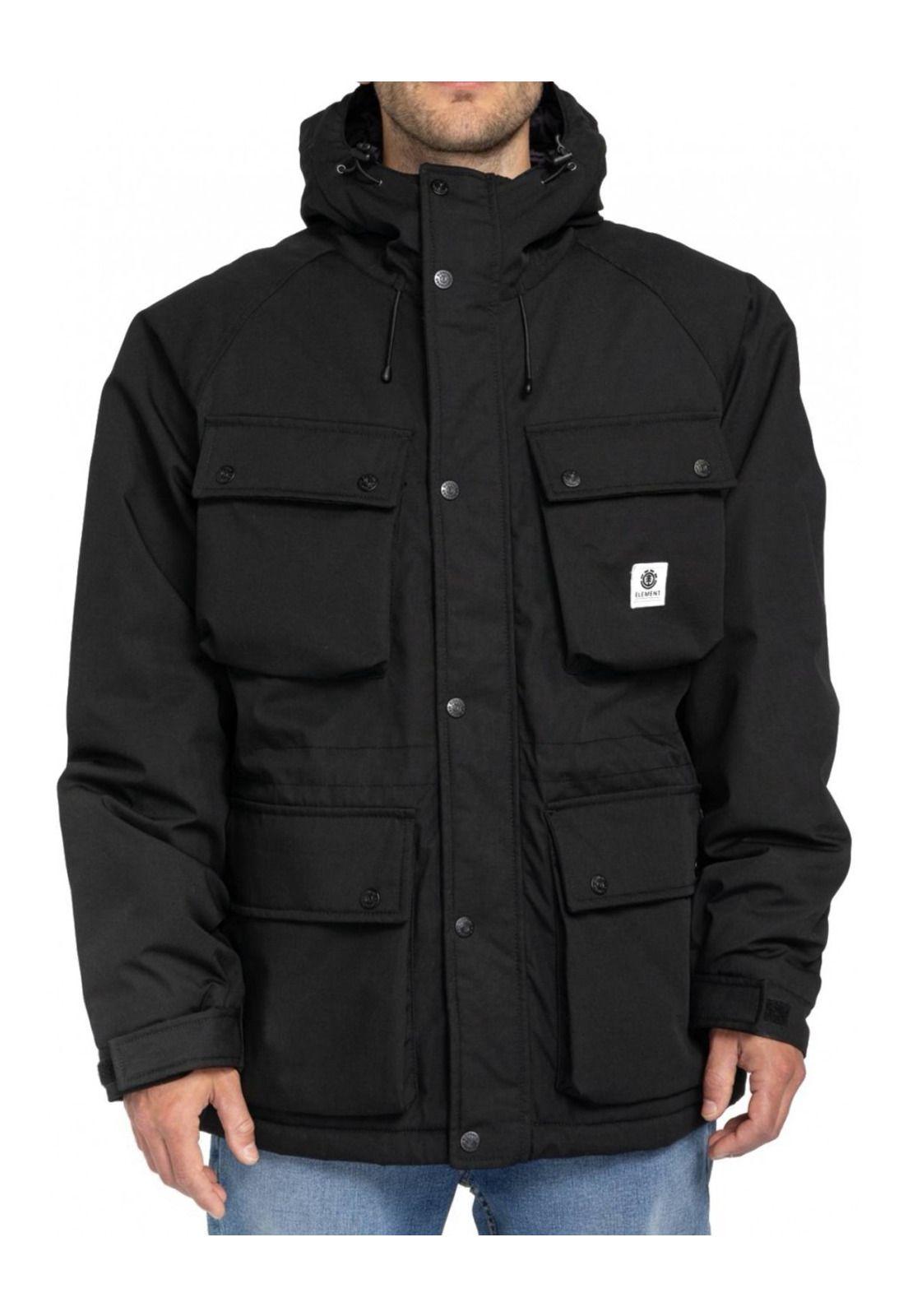 Parka Mountain Negro Hombre Element-0