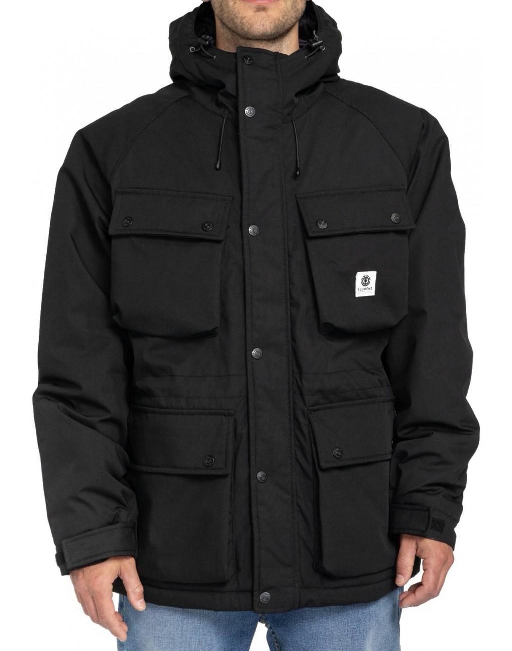 Parka Mountain Negro Hombre Element-0