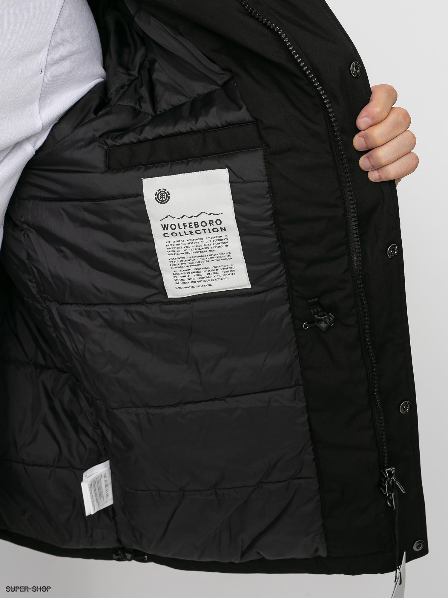 Parka Mountain Negro Hombre Element-2