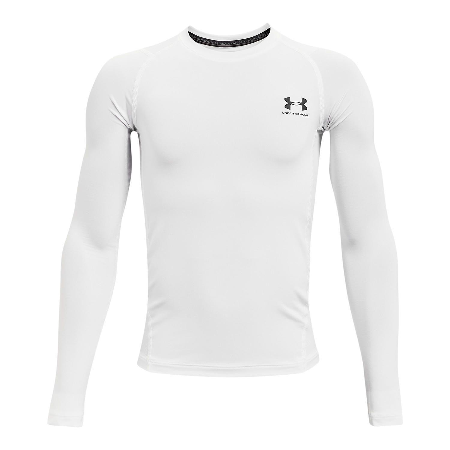 Primera Capa HeatGear® para niño Blanco-0