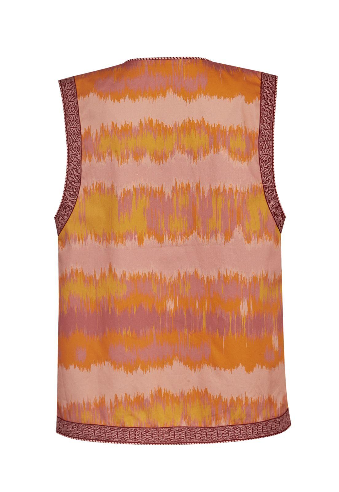 Chaqueta Algodón Orgánico Naranja Delfi Mujer -1