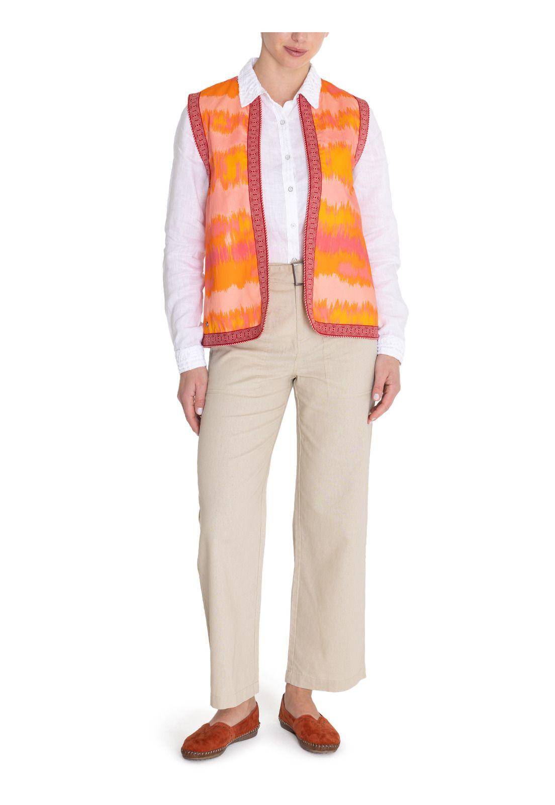 Chaqueta Algodón Orgánico Naranja Delfi Mujer -9