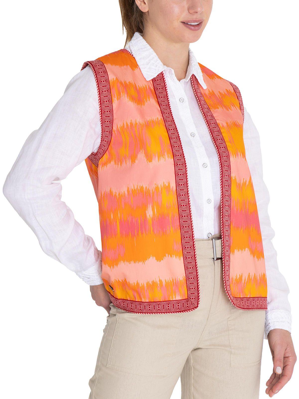 Chaqueta Algodón Orgánico Naranja Delfi Mujer -4