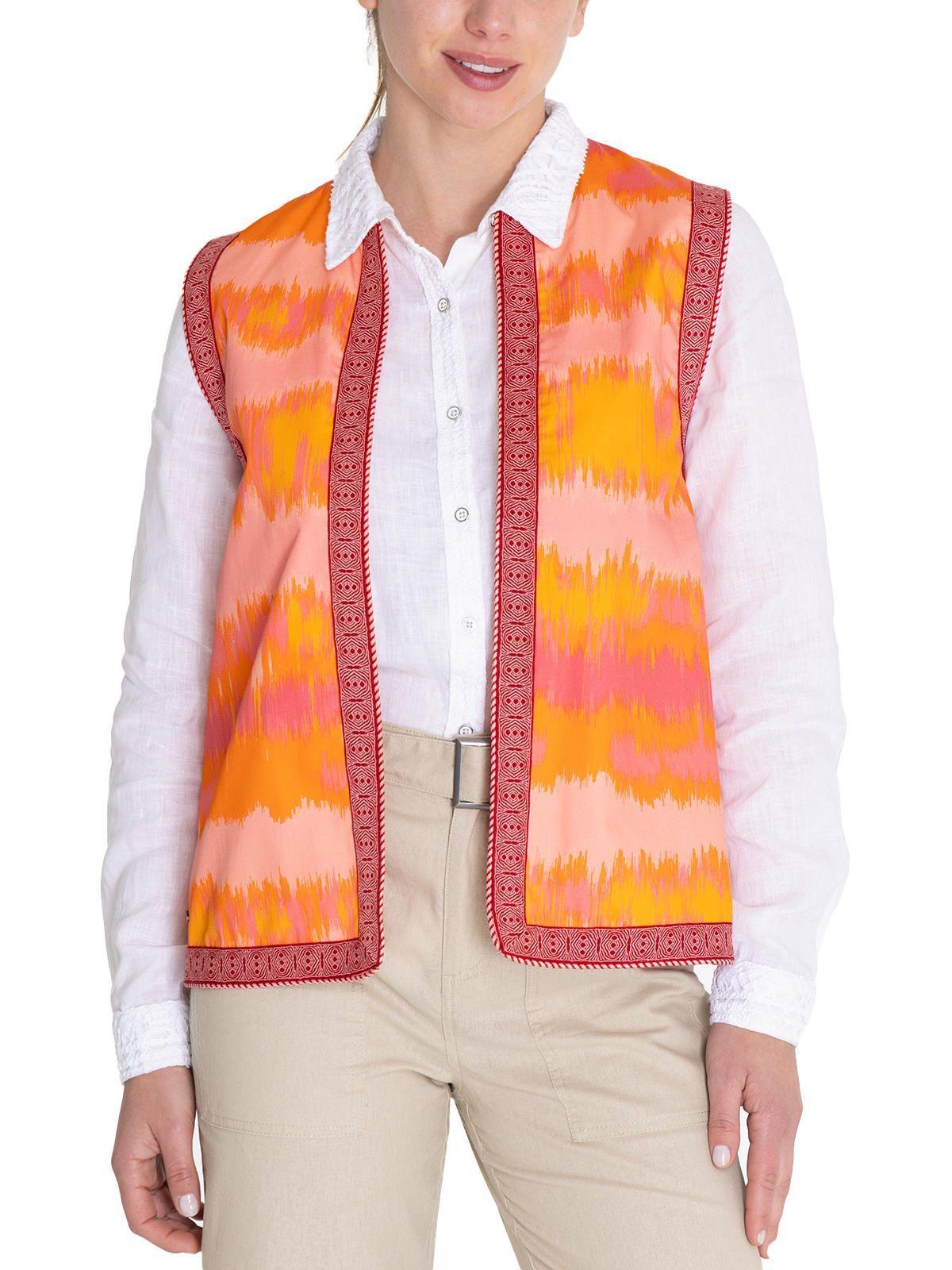 Chaqueta Algodón Orgánico Naranja Delfi Mujer -5