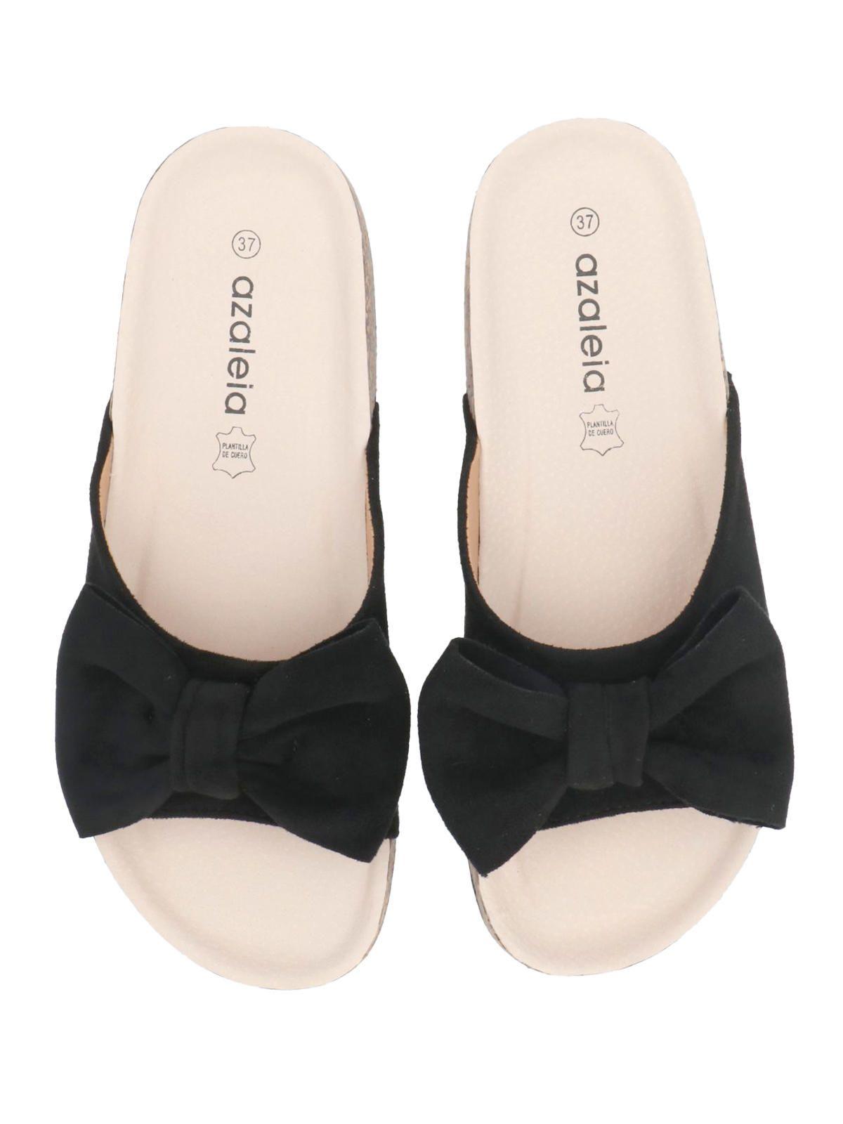 Sandalia Mujer Ermine Negro-7