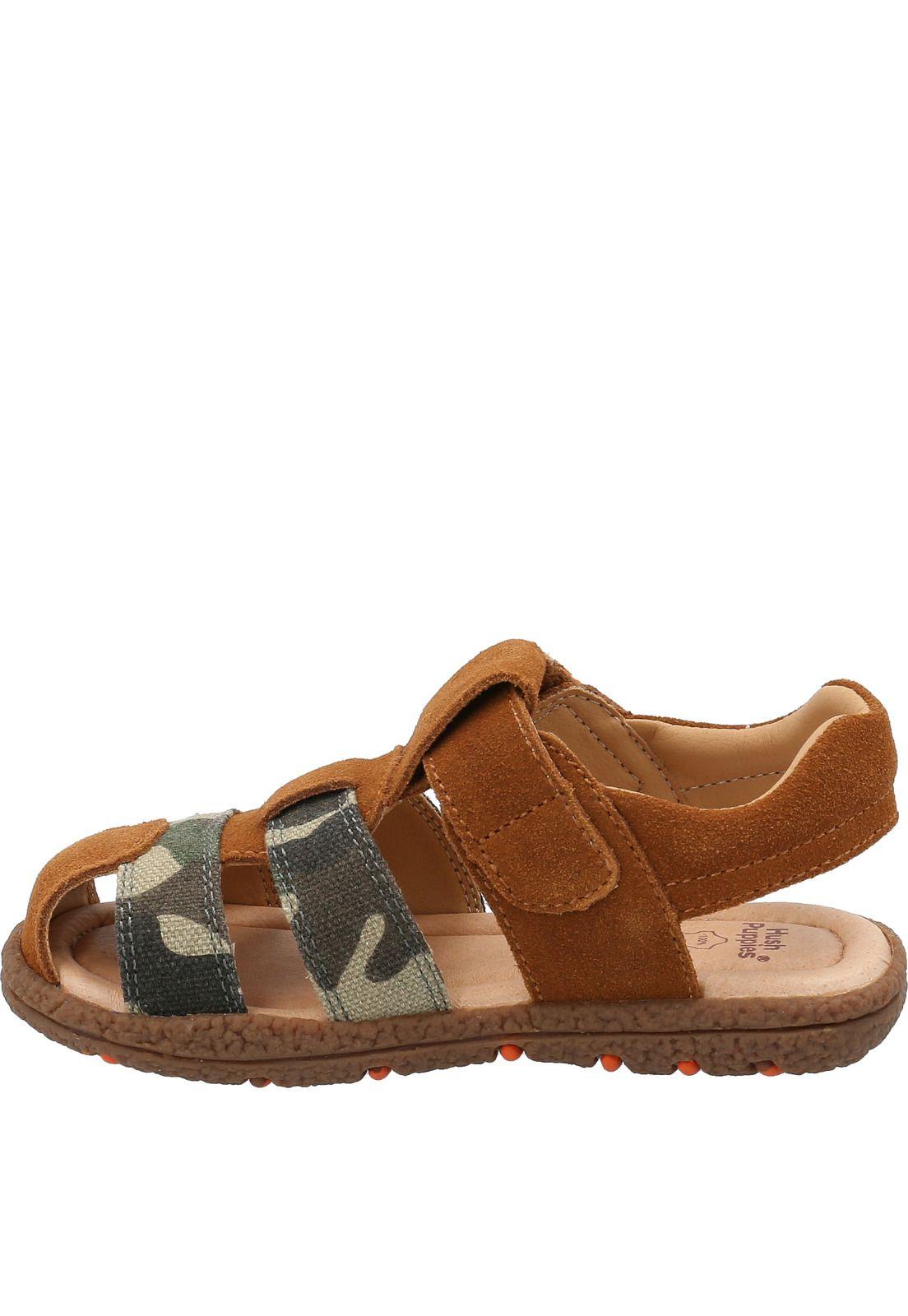 Sandalia Cuero Niño Guam Marrón-4