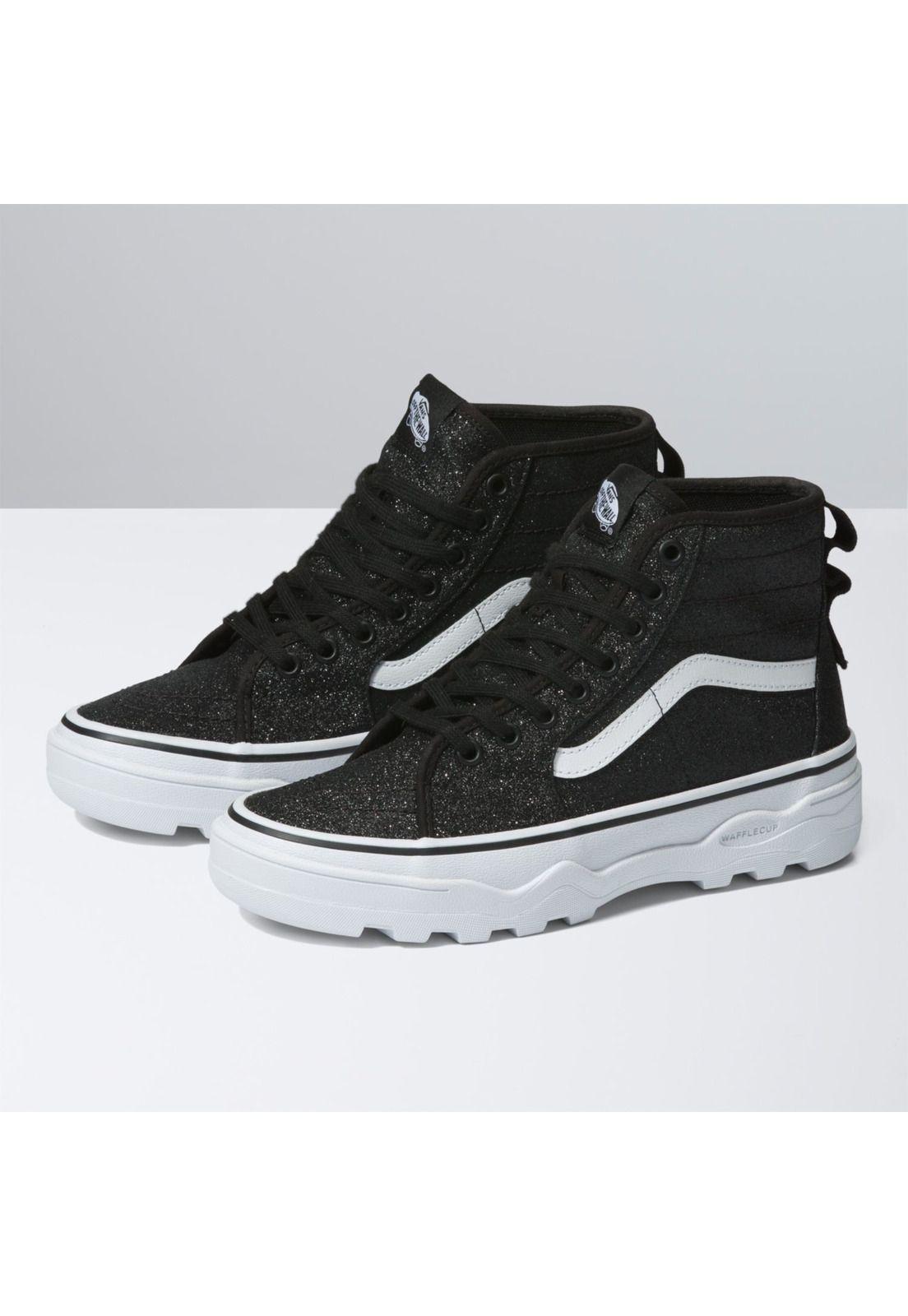 Zapatilla Unisex Sentry Sk8-Hi Wc Glitter Black-0