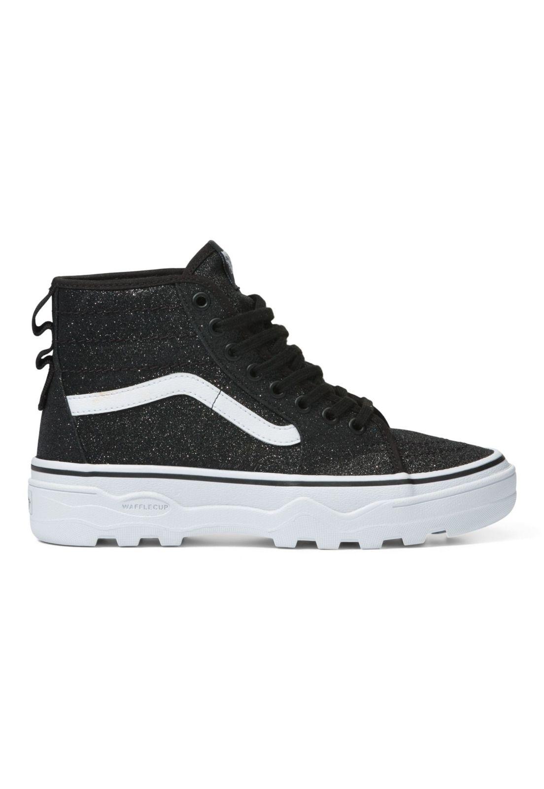 Zapatilla Unisex Sentry Sk8-Hi Wc Glitter Black-4
