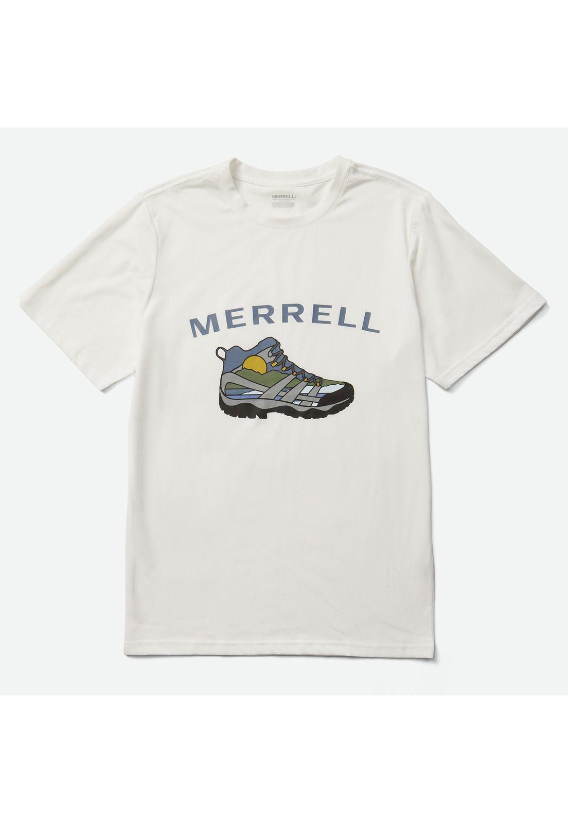 Polera Hombre Moab Graphic Tee Blanco-0