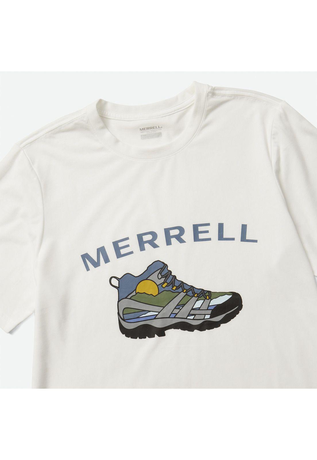 Polera Hombre Moab Graphic Tee Blanco-1