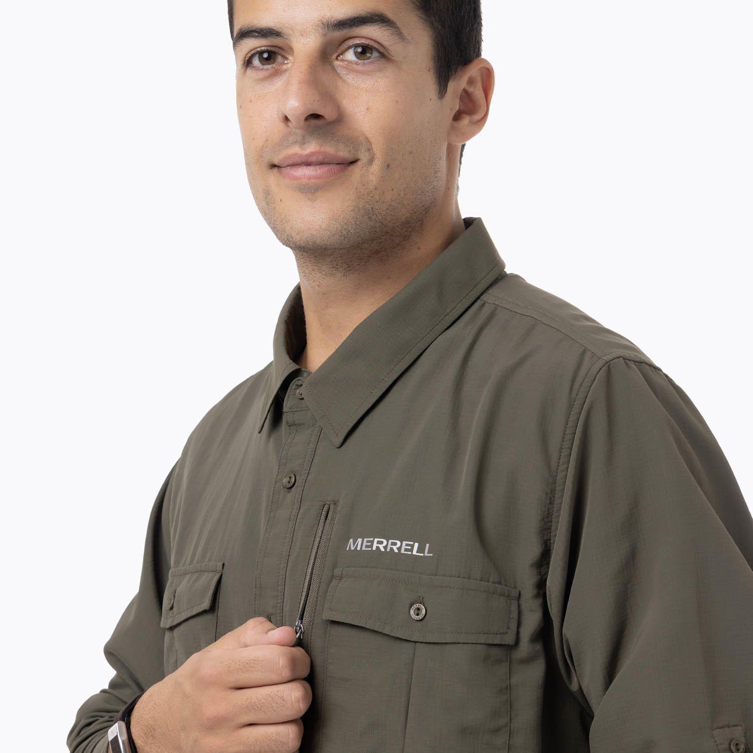 Camisa Manga Larga Hombre Kuskov Verde-4