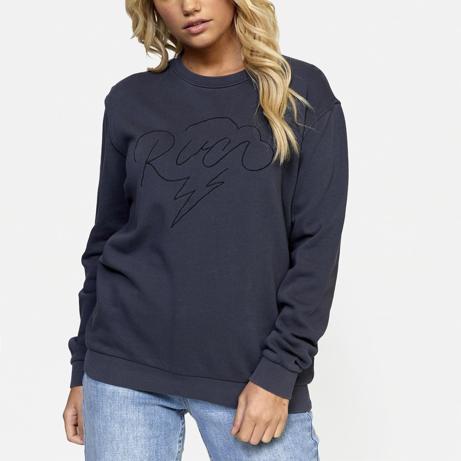 Poleron Mujer Struck Pullover Grafito-1