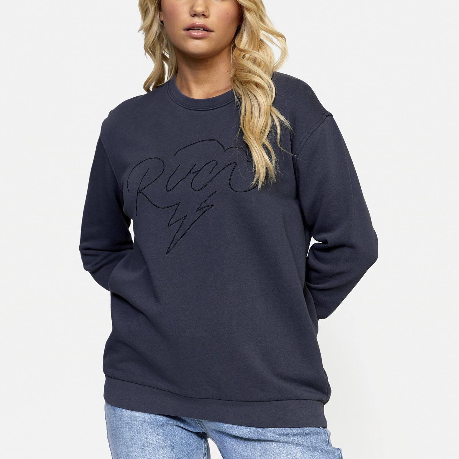 Poleron Mujer Struck Pullover Grafito-2