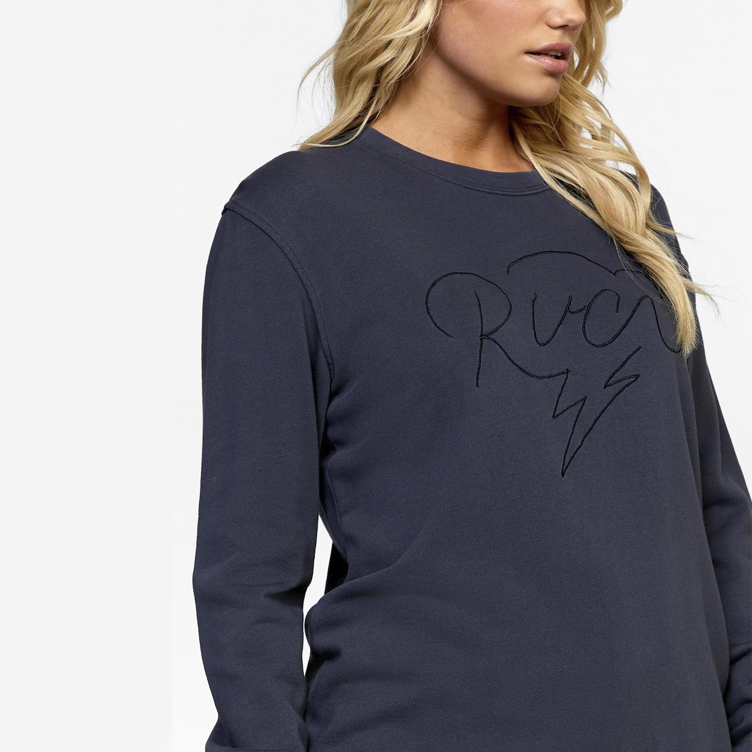 Poleron Mujer Struck Pullover Grafito-4
