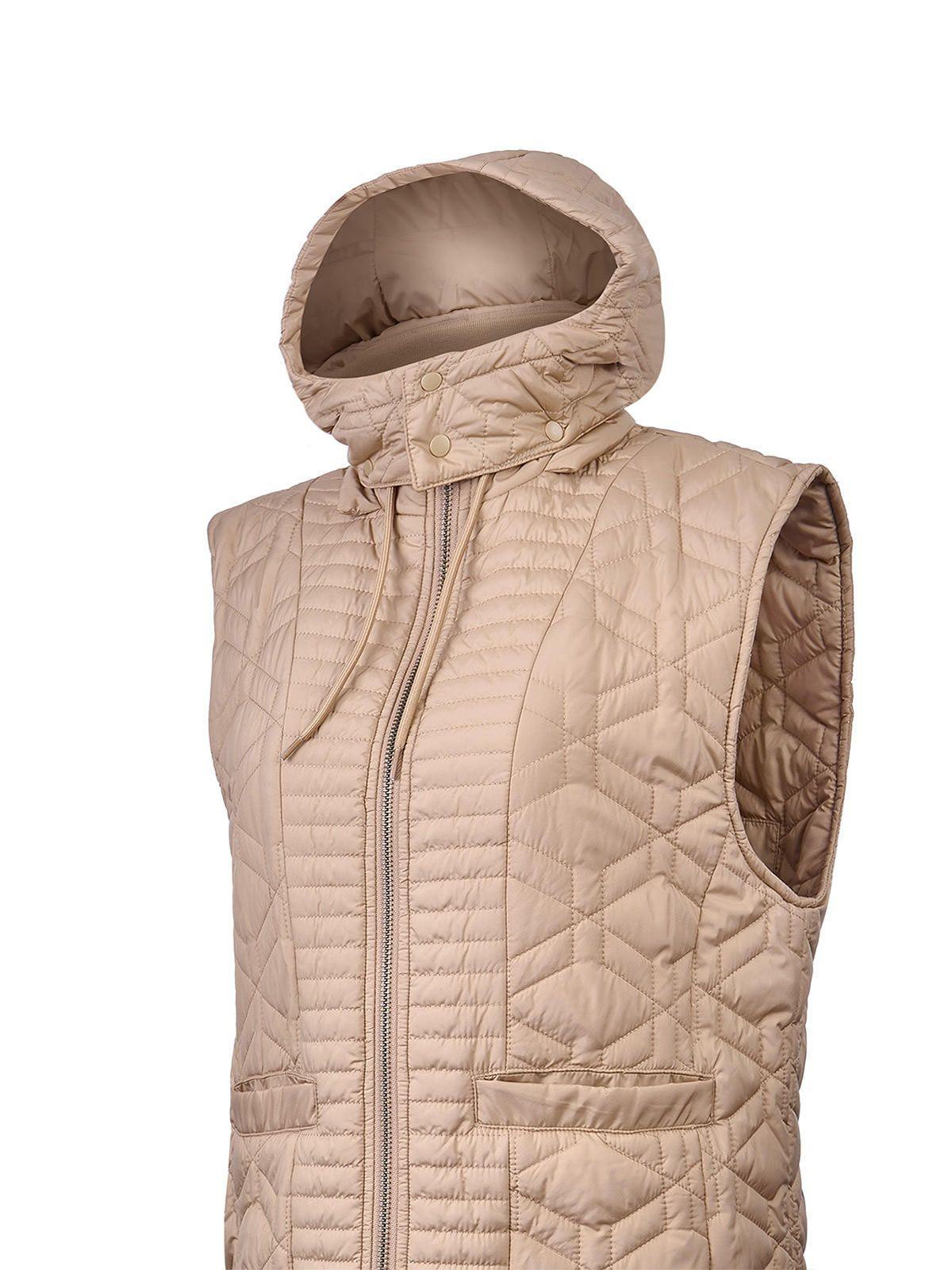 Parka Poliéster Mujer Matra Café-1