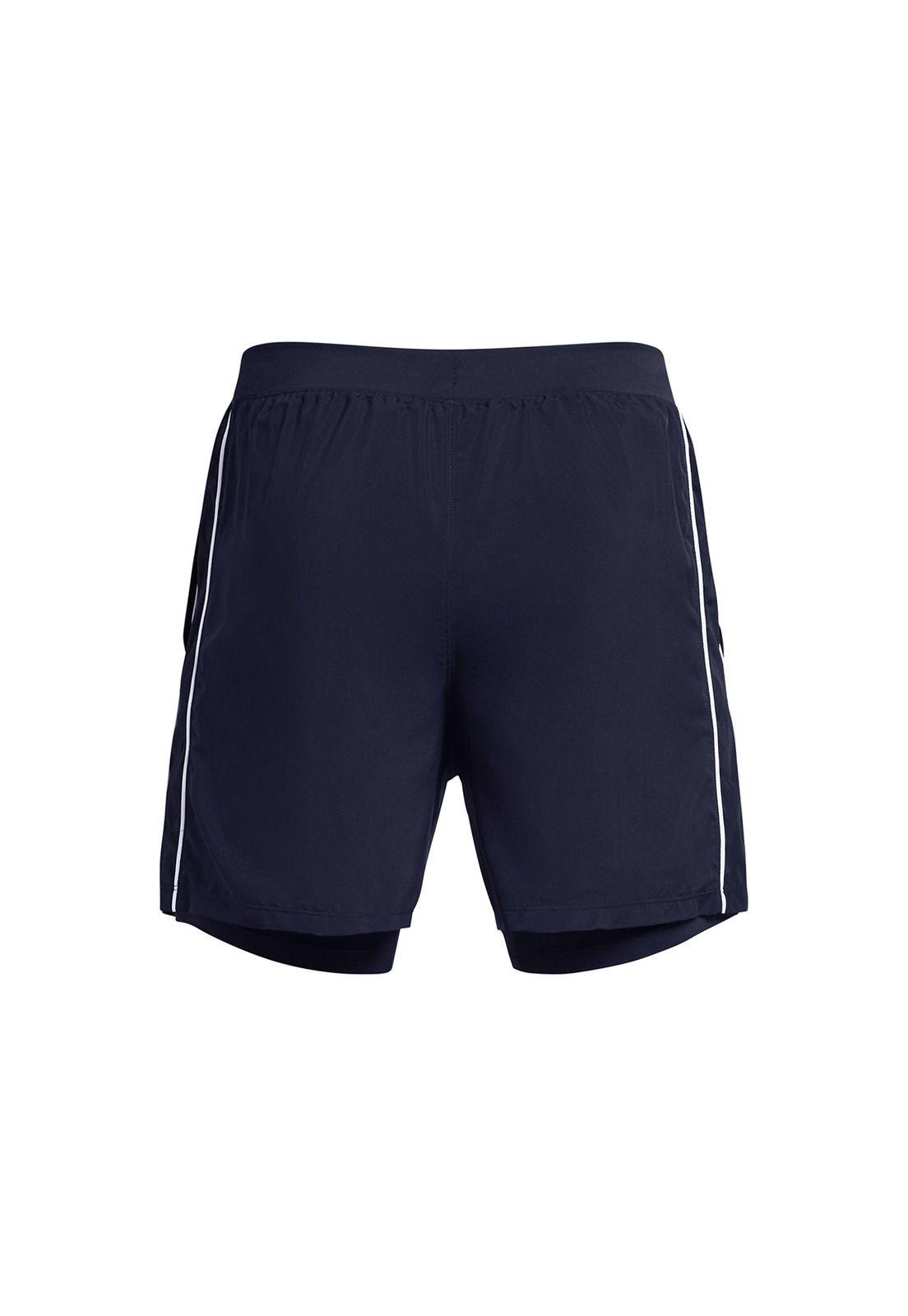 Shorts UA Launch de 5" hombre Azul Marino-1
