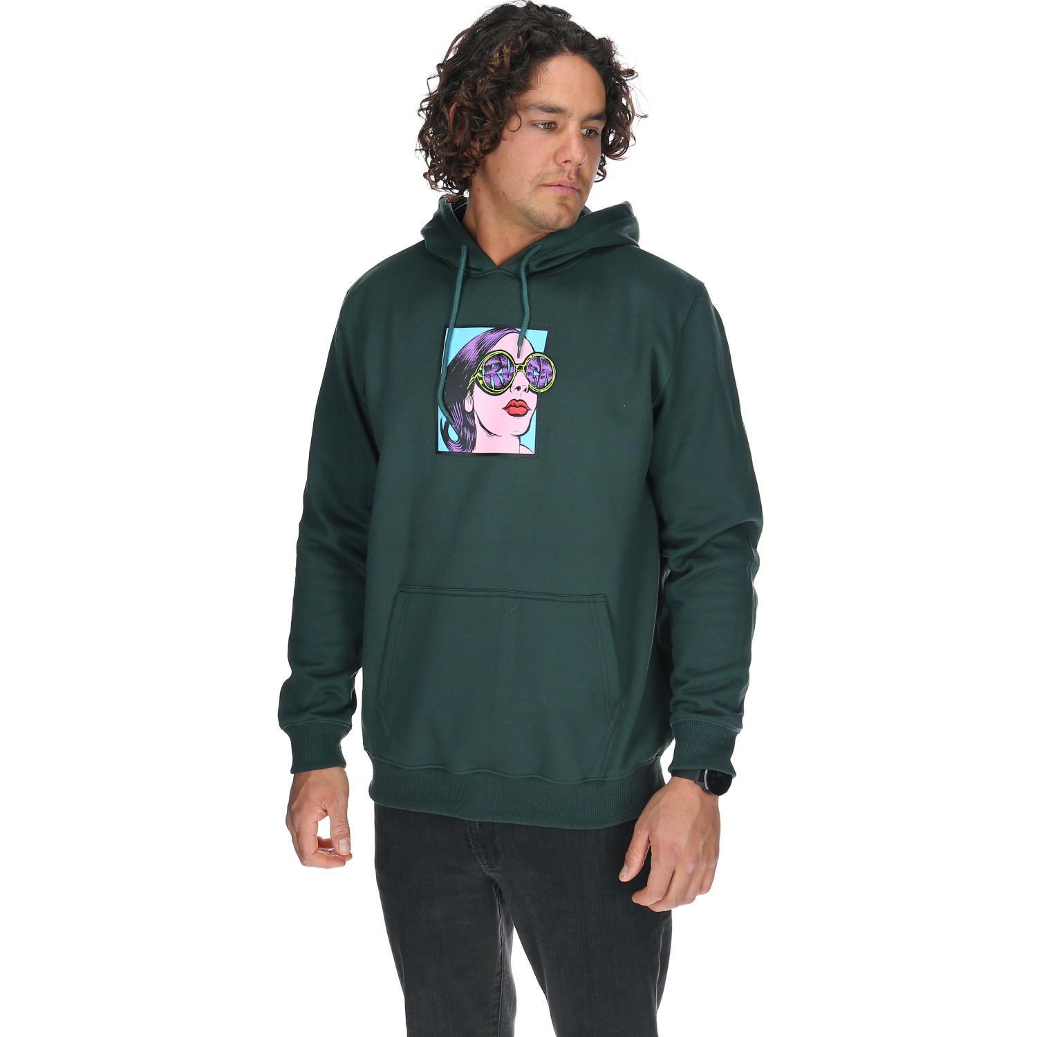 Polerón Hombre Girlfriend Hdy Verde-1