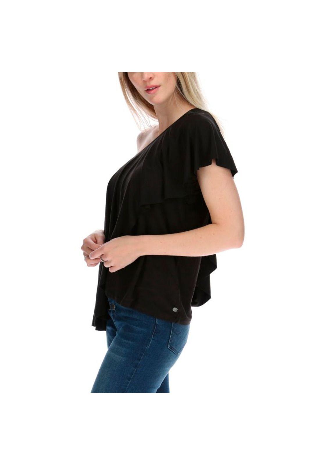 Blusa Sm Mujer Beth Knit Top Negro-1