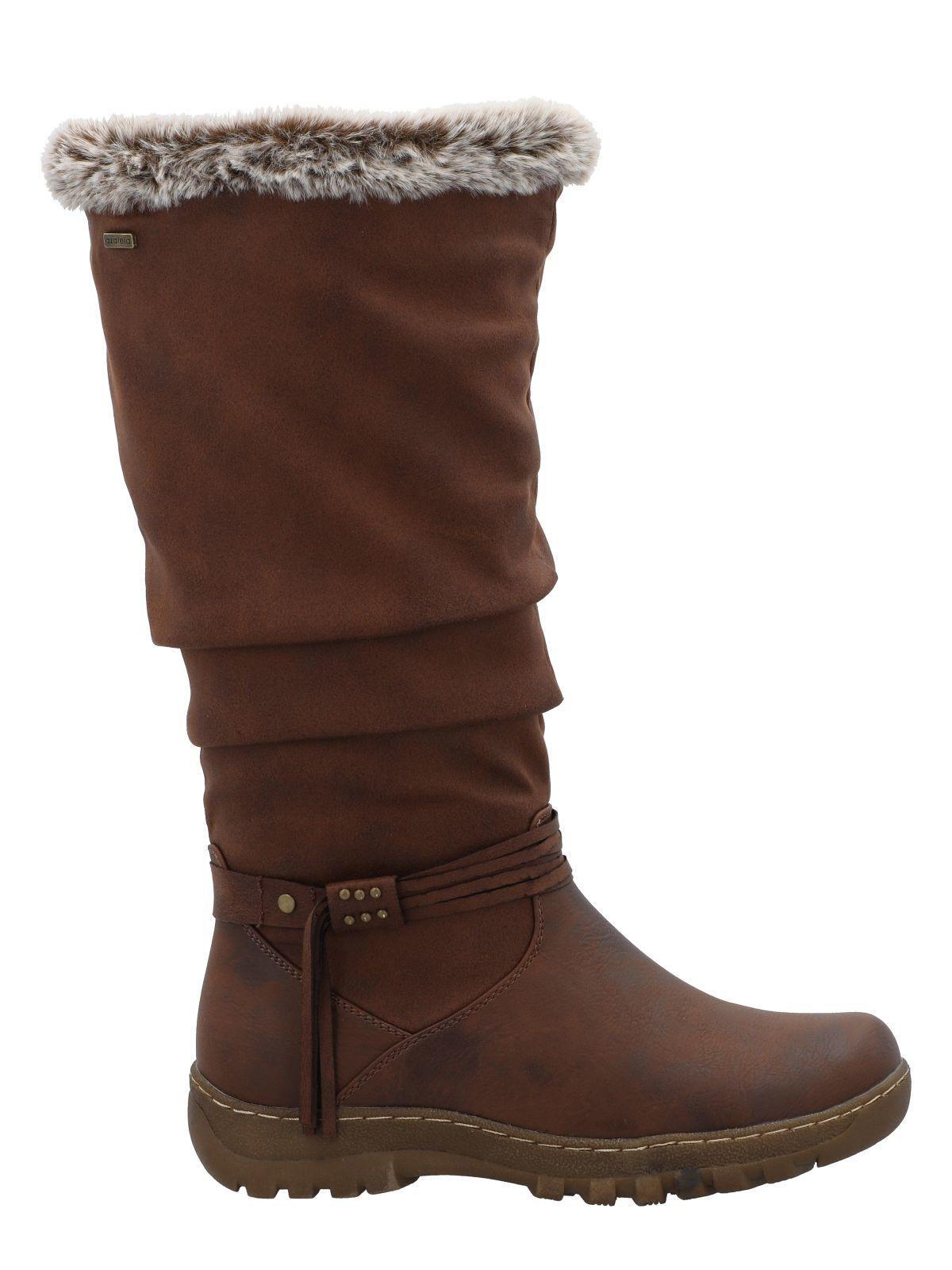 Bota Mujer Luz Café-1