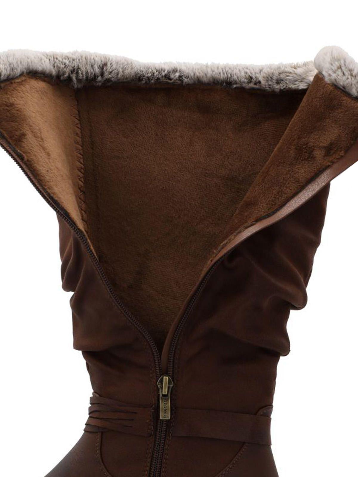 Bota Mujer Luz Café-0