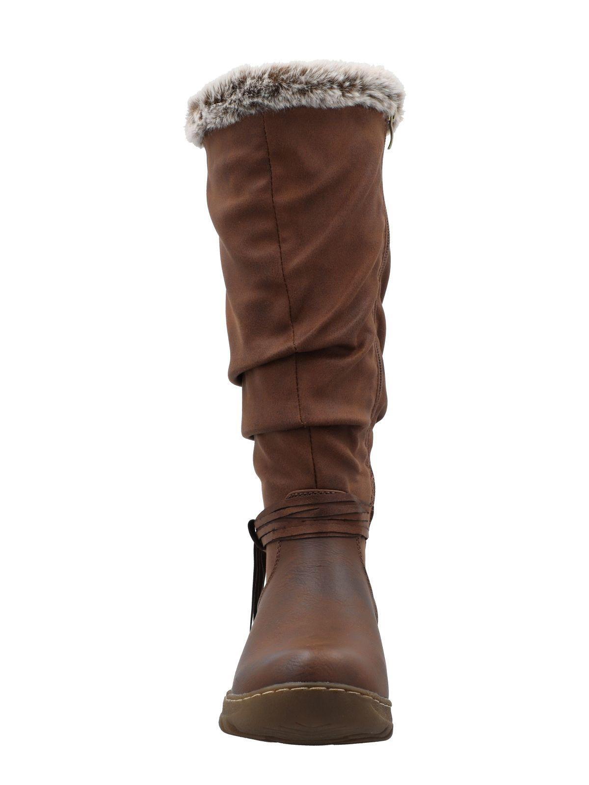 Bota Mujer Luz Café-3