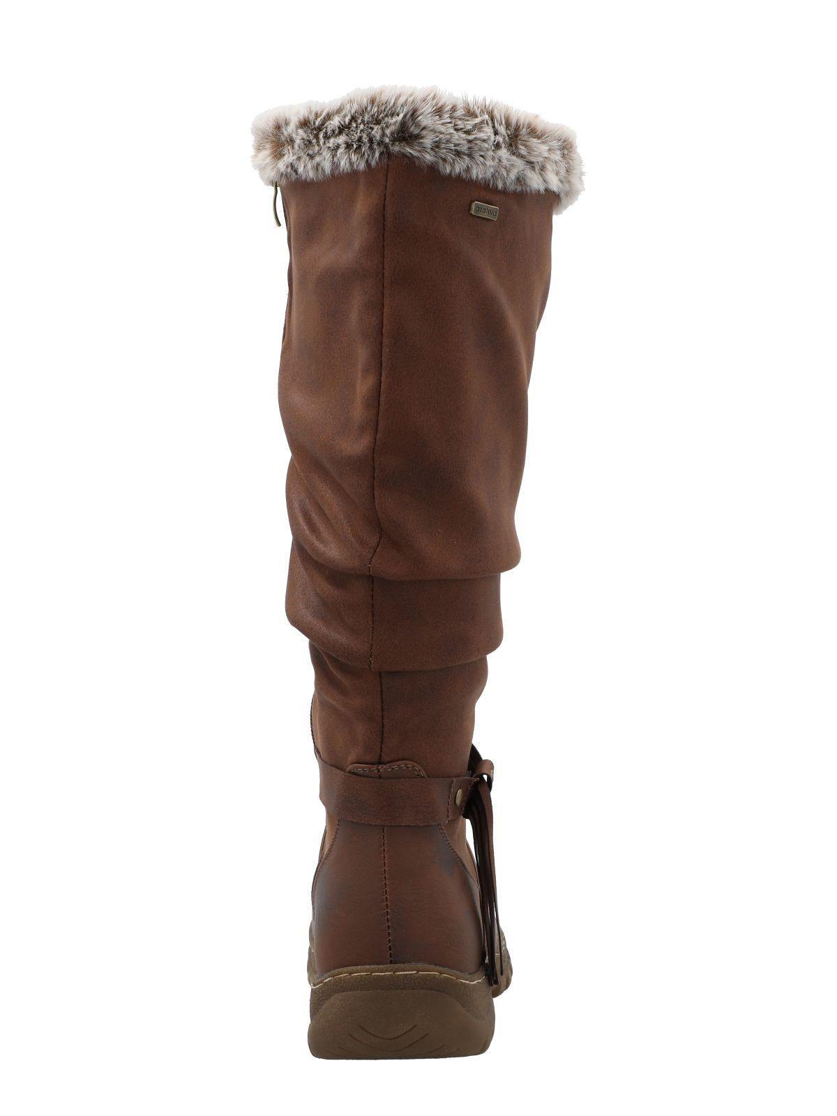 Bota Mujer Luz Café-6