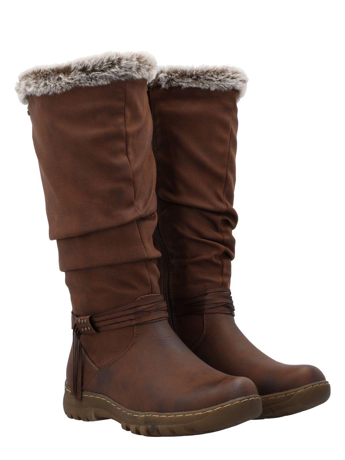 Bota Mujer Luz Café-7