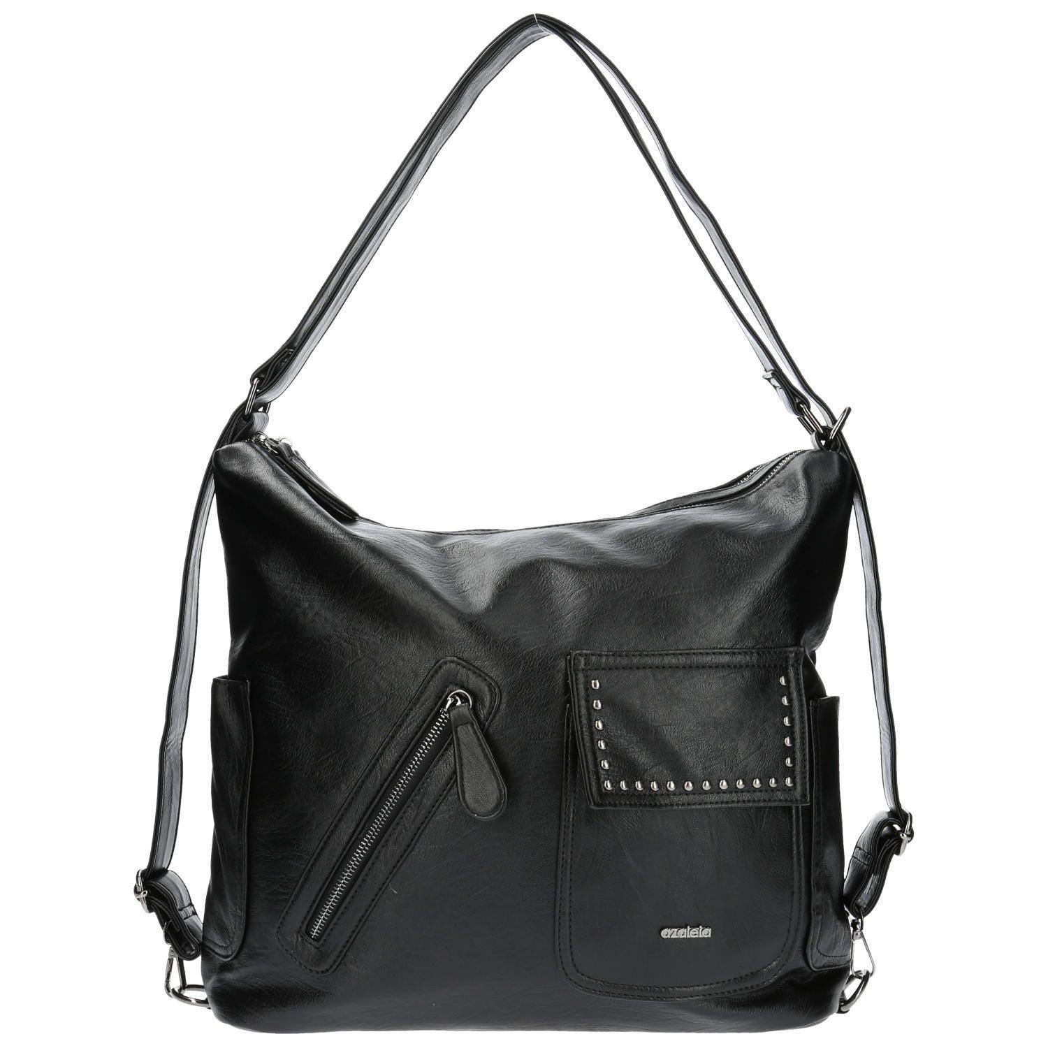 Cartera De Mano Casual Gemina Hobo Negro Mujer-0