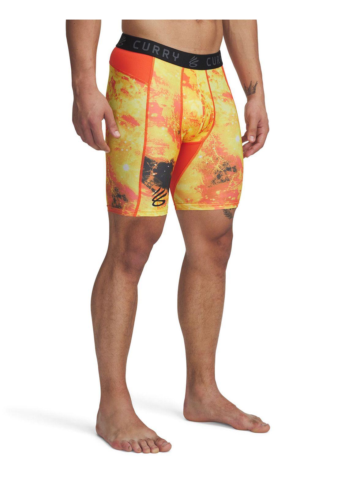Shorts Curry Heatgear Para Hombre Naranja-0