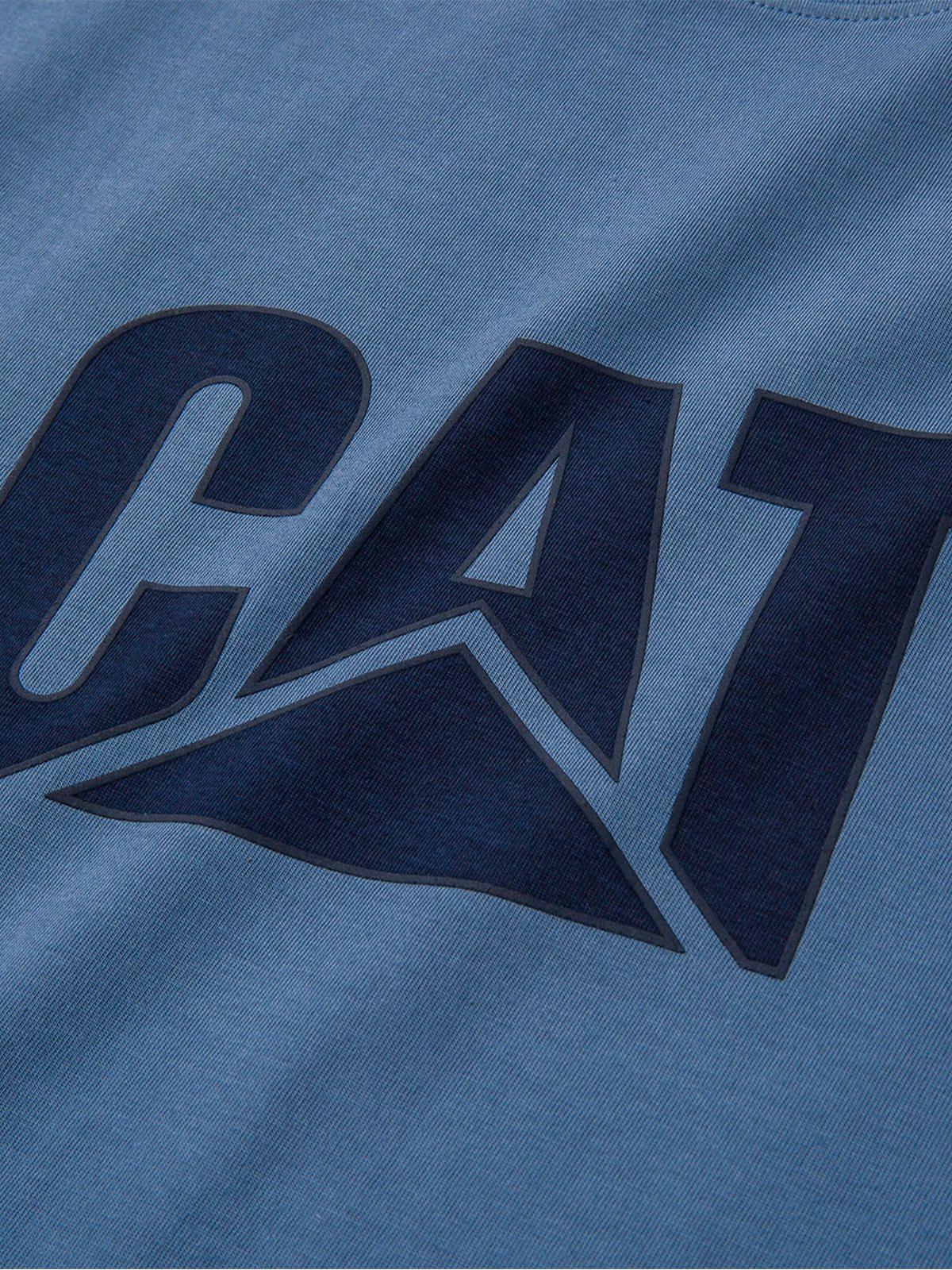 Polera Manga Corta Hombre Tm Logo Tee Azul-1