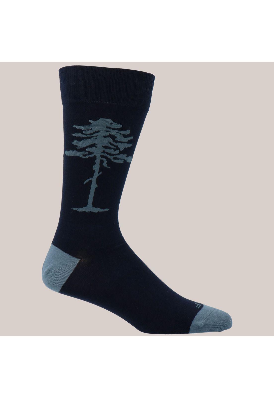 Calcetín Algodón H Tree Azul Marino Rockford-0