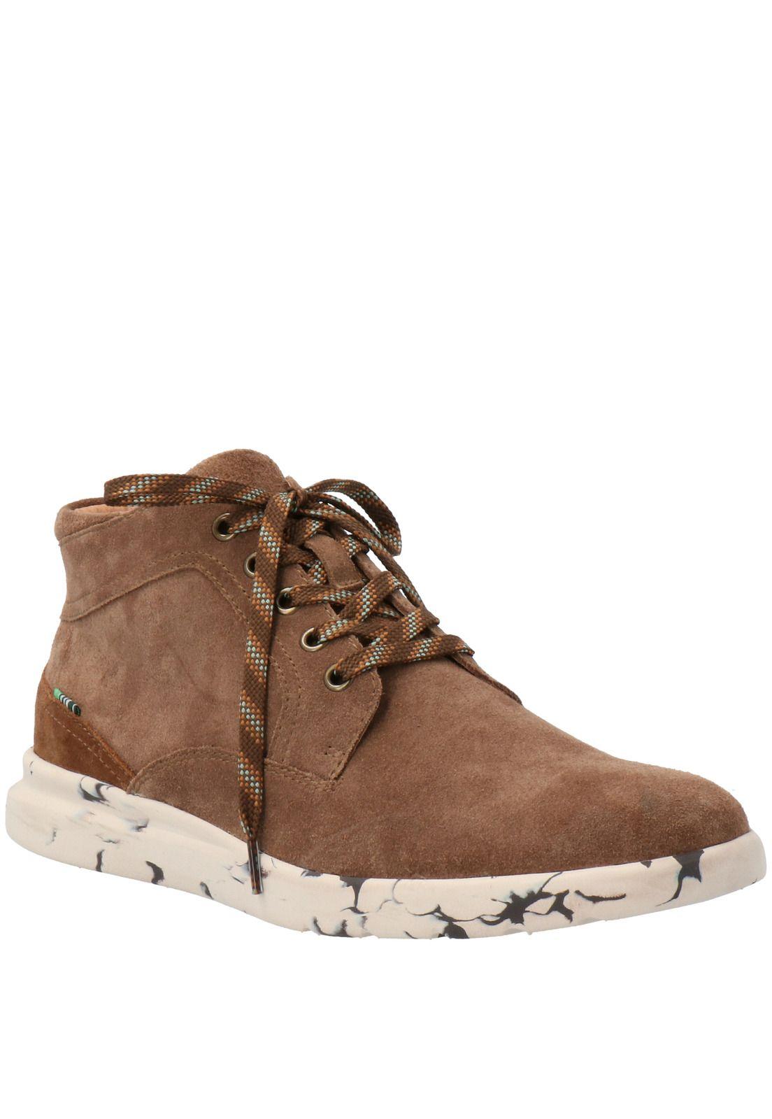 Zapatilla Hombre Molina Cuero Café-0