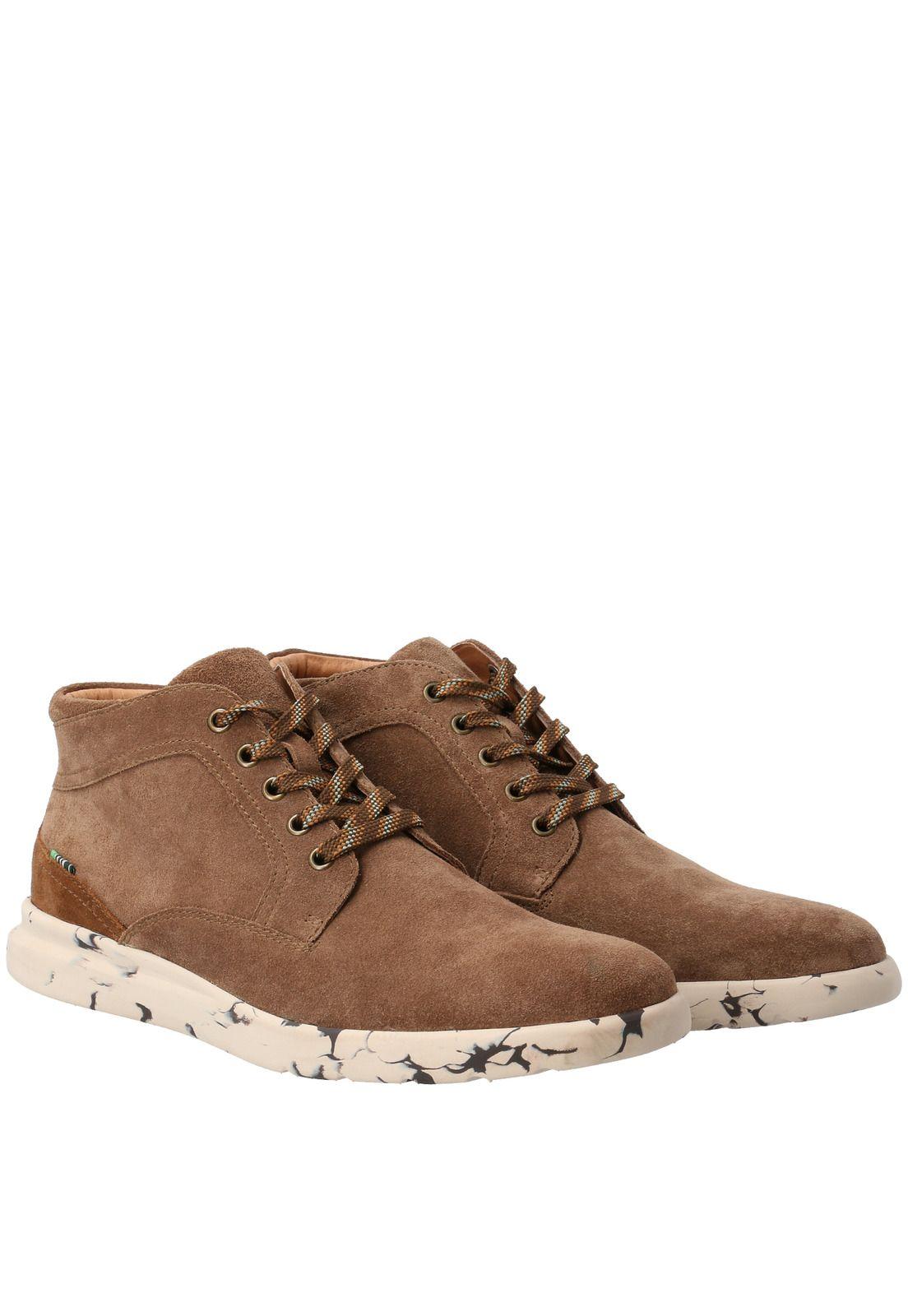 Zapatilla Hombre Molina Cuero Café-1