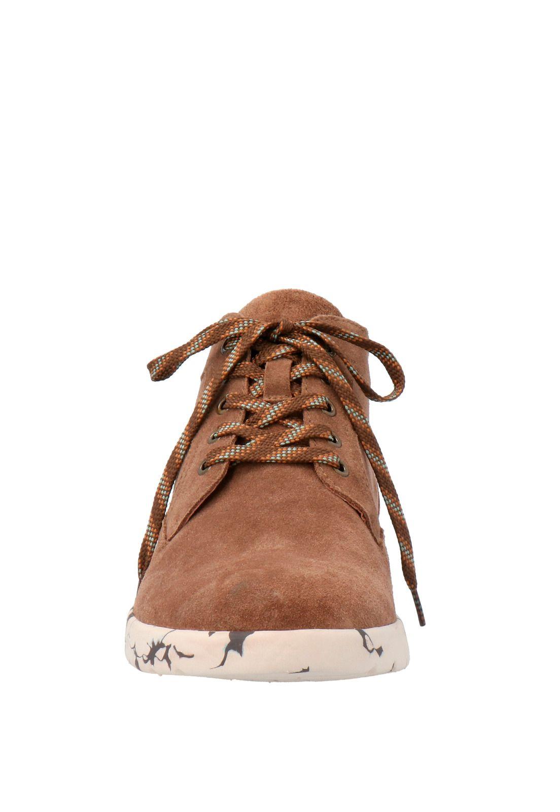 Zapatilla Hombre Molina Cuero Café-2
