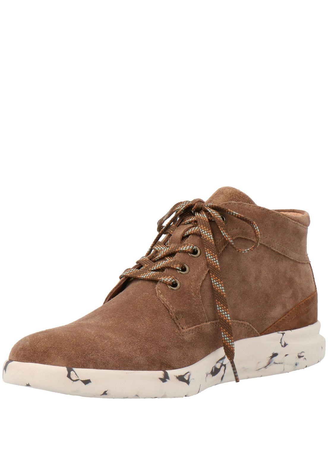 Zapatilla Hombre Molina Cuero Café-3