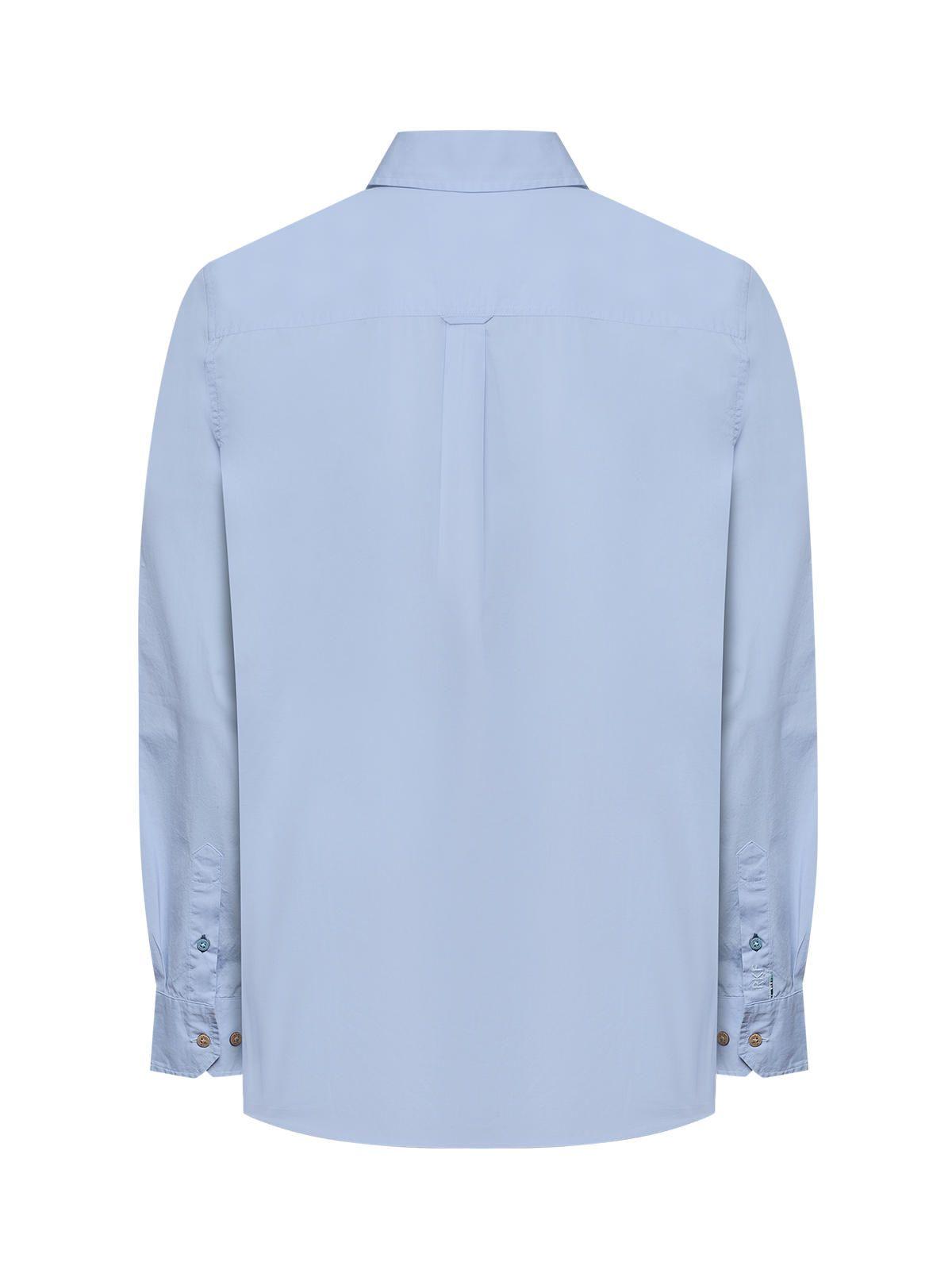 Camisa Algodón Hombre Orgánico Galiton Azul Rockford-1