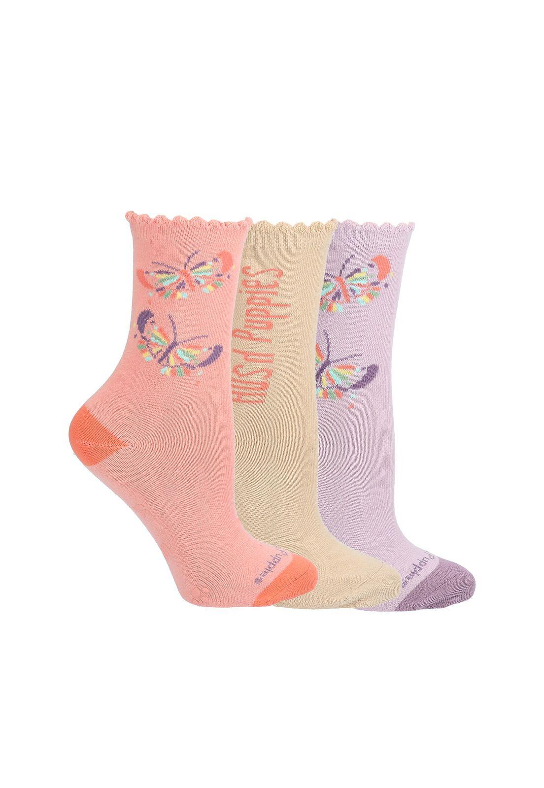 Pack 3 Calcetines Niña Butterfly Multi-0