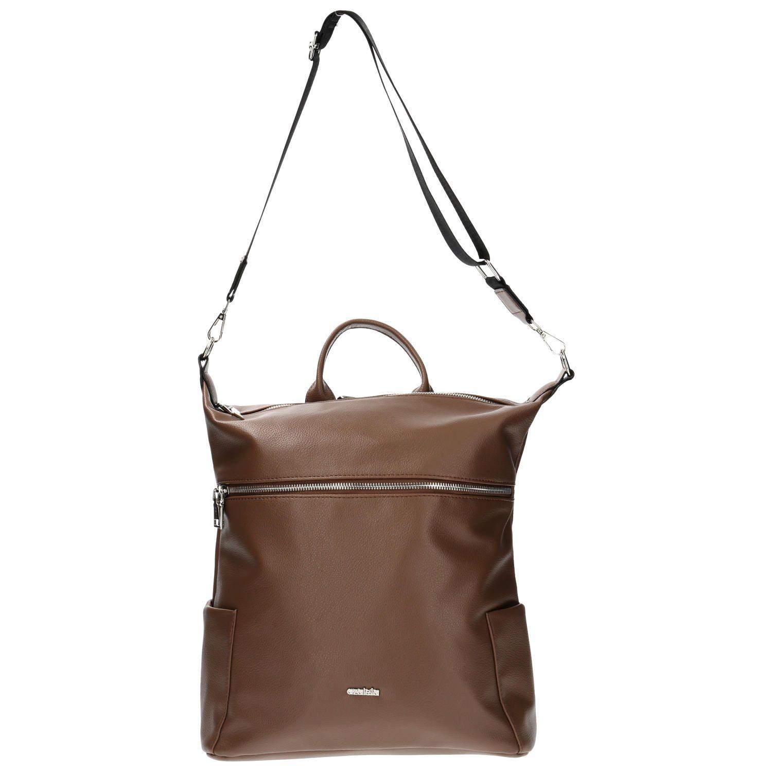 Mochila Convertible Kier Backbag Café Mujer-1