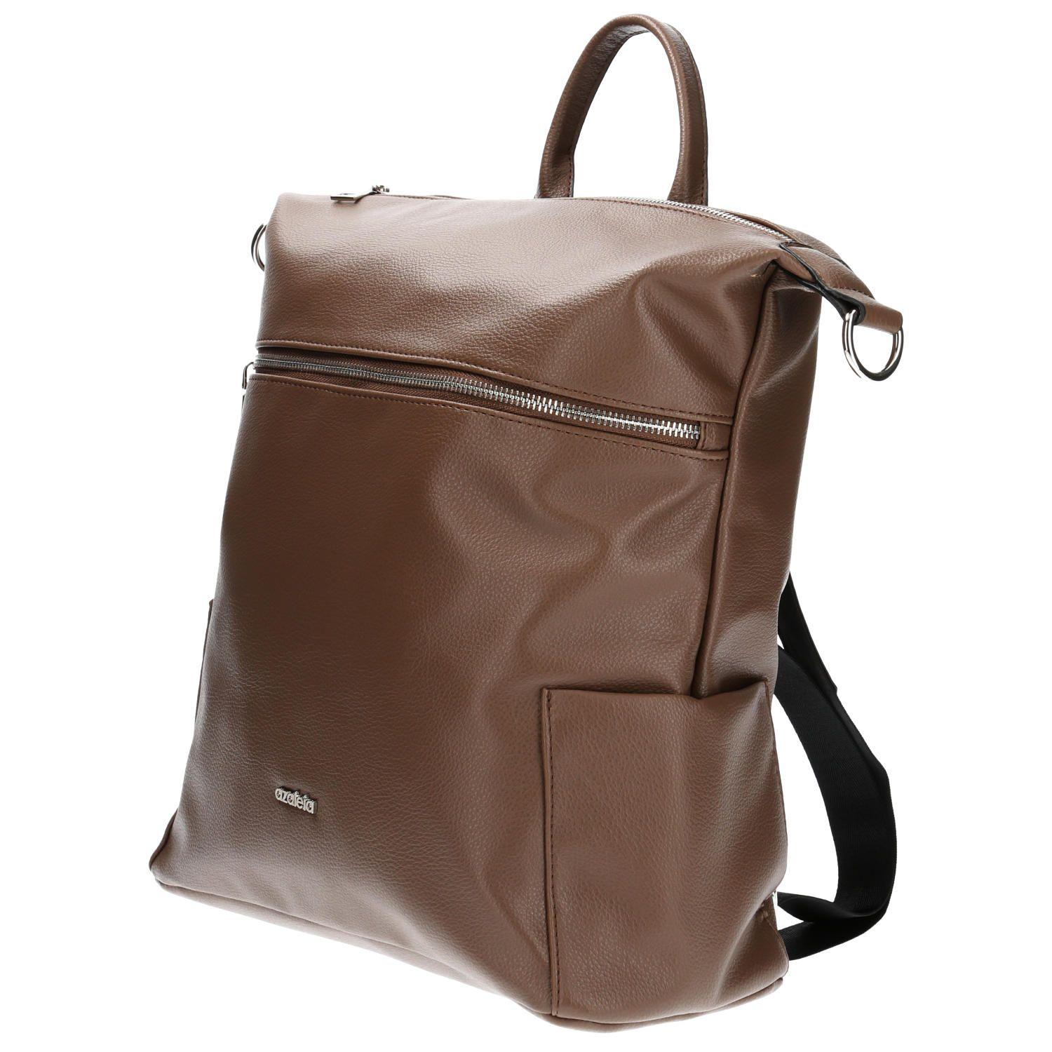 Mochila Convertible Kier Backbag Café Mujer-2