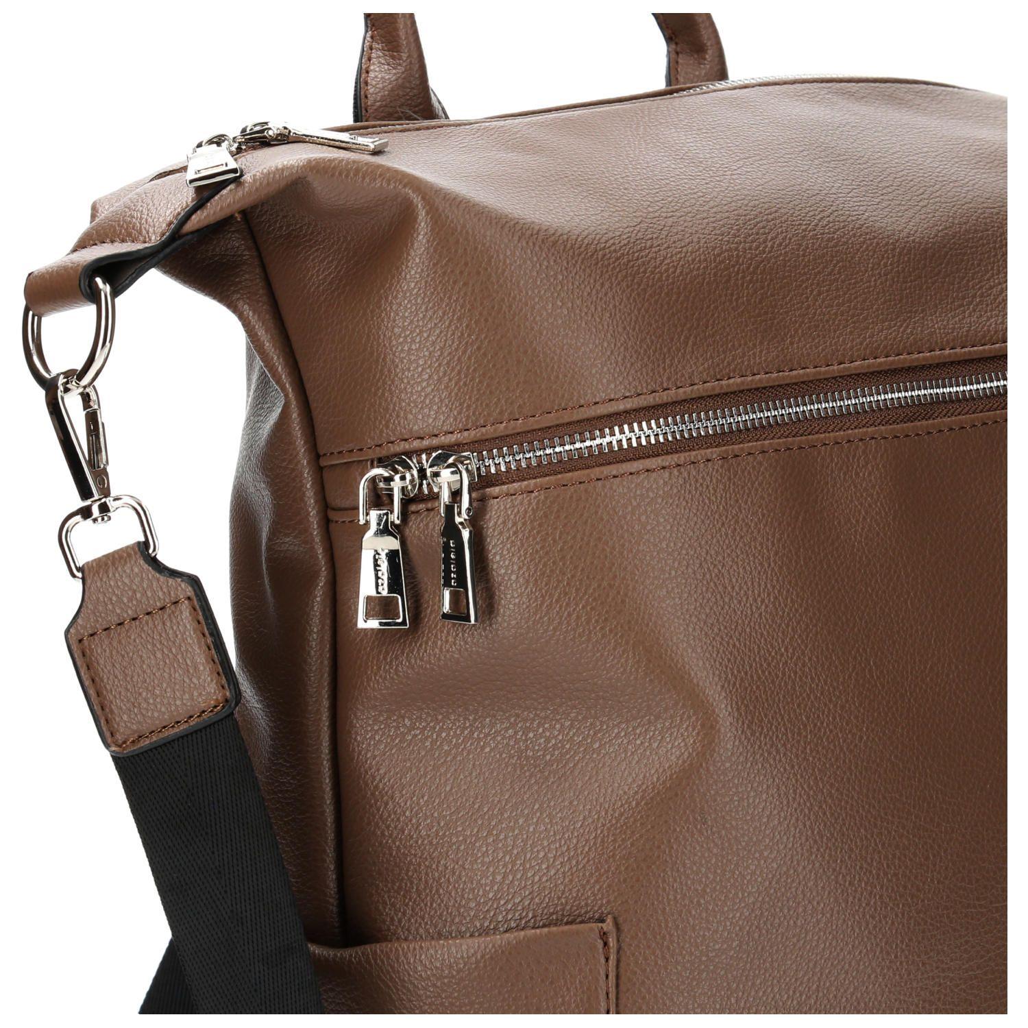 Mochila Convertible Kier Backbag Café Mujer-4