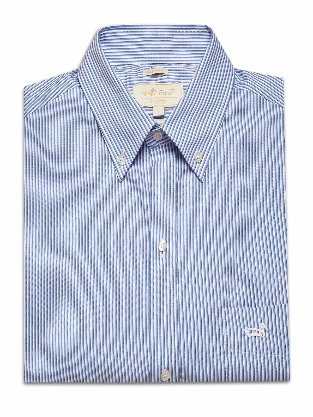 Camisa Cuello Botón Hombre Easyiron Blanco-0