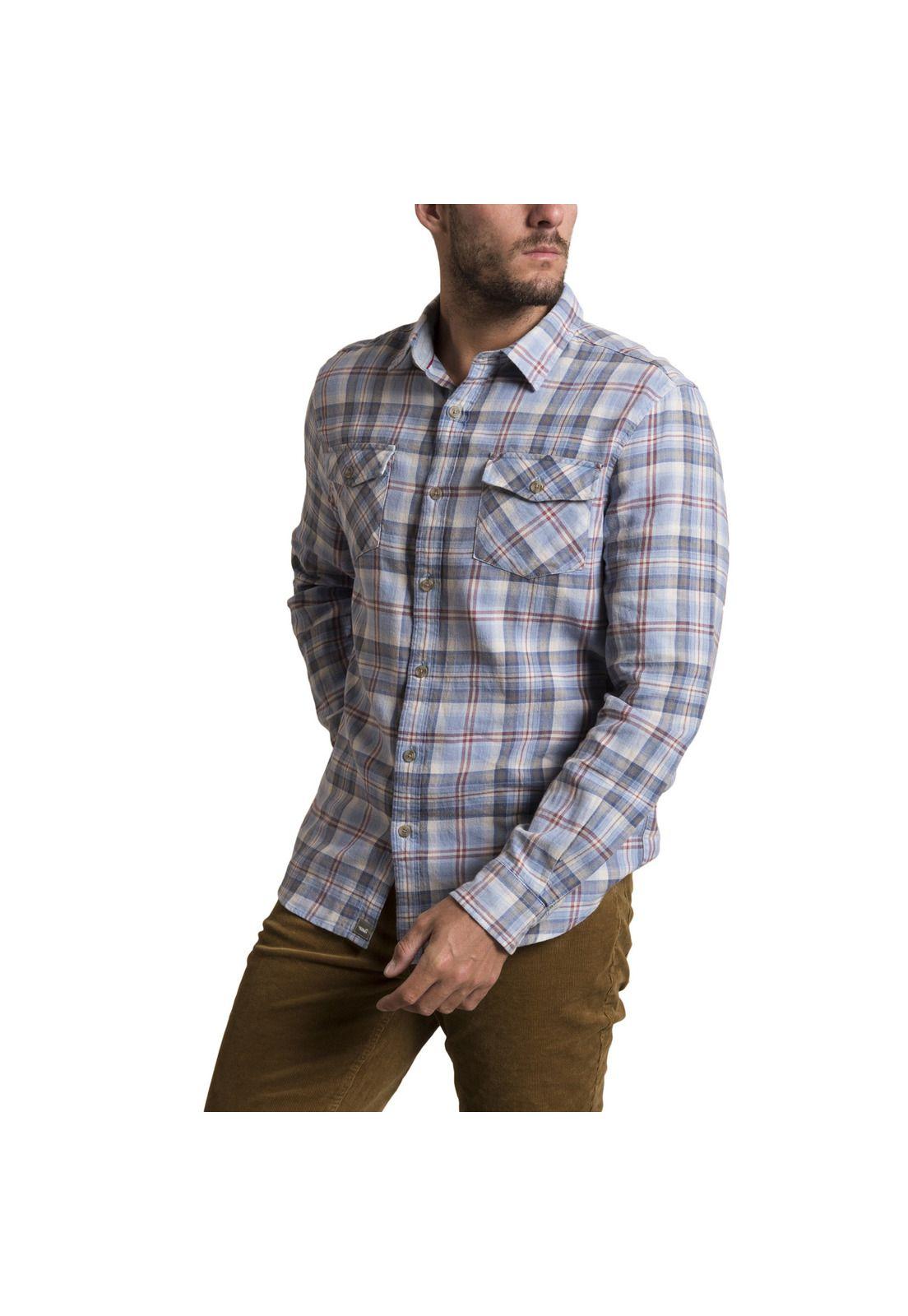 Camisa Linen Rockford Azul-0