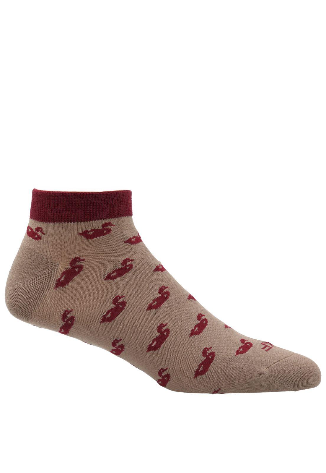 Calcetín Bambú Hombre Ped Duck Café-0